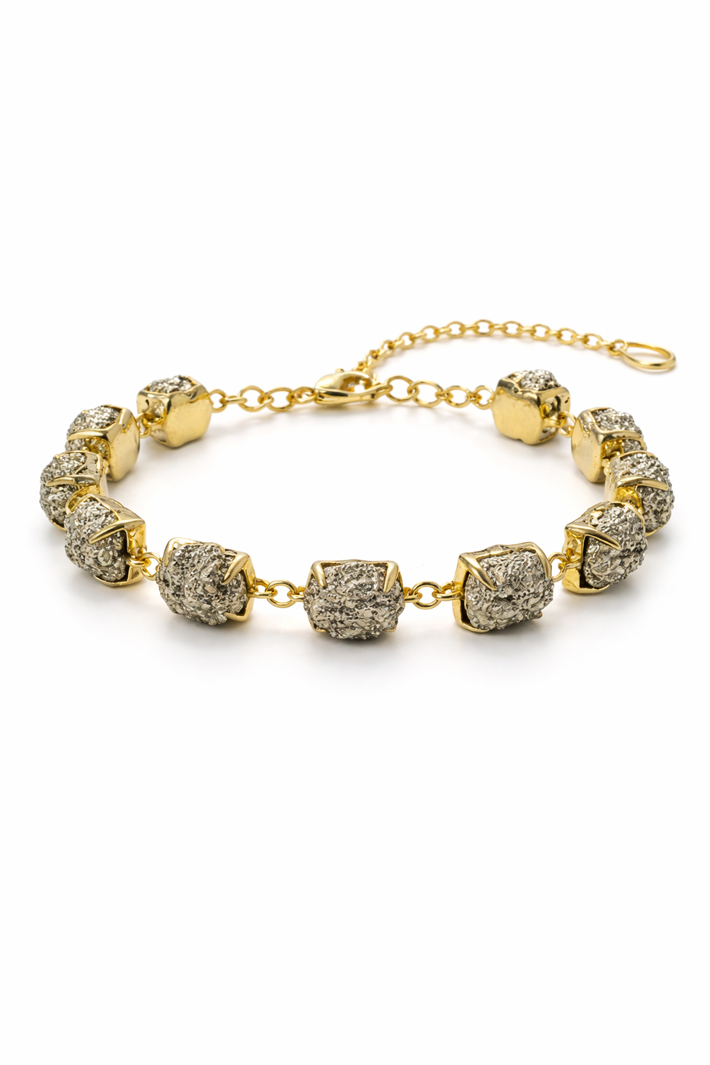 Pyrite Stone Bracelet