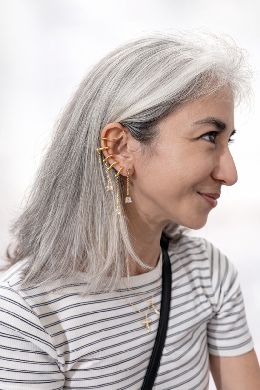 Golden Orbit Ear Cuff