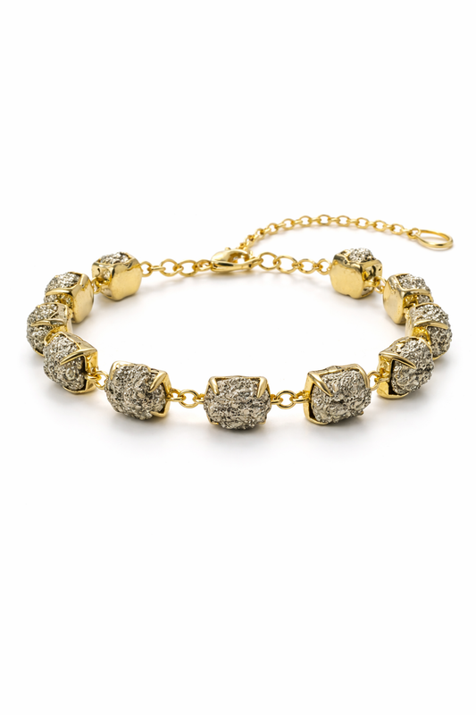 Pyrite Stone Bracelet