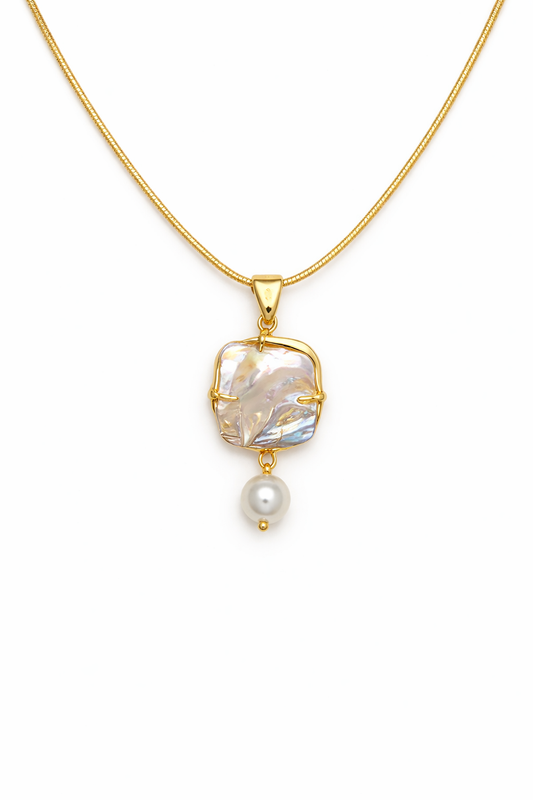 Mother of Pearl Pendant Chain