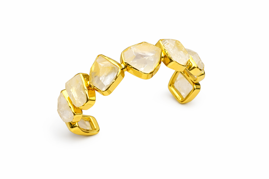 Quartz cuff bracelet