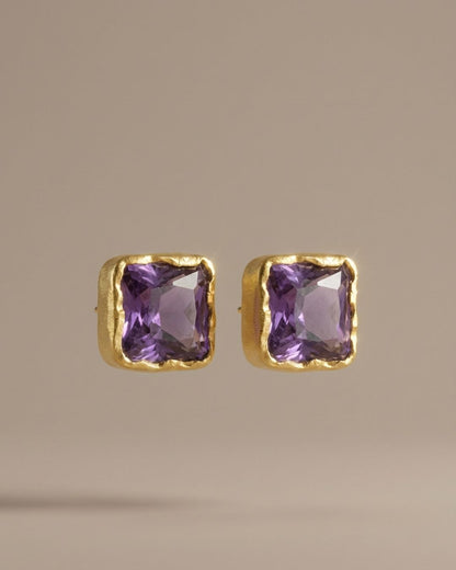 Amethyst Studs