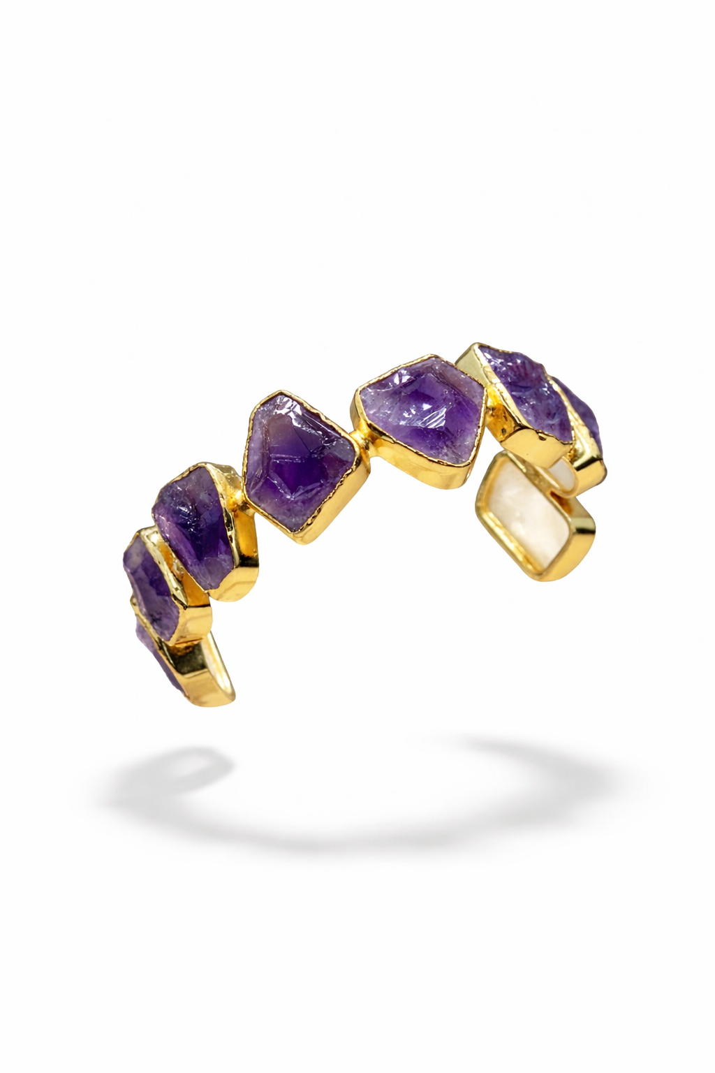 Raw Amethysts Bracelet