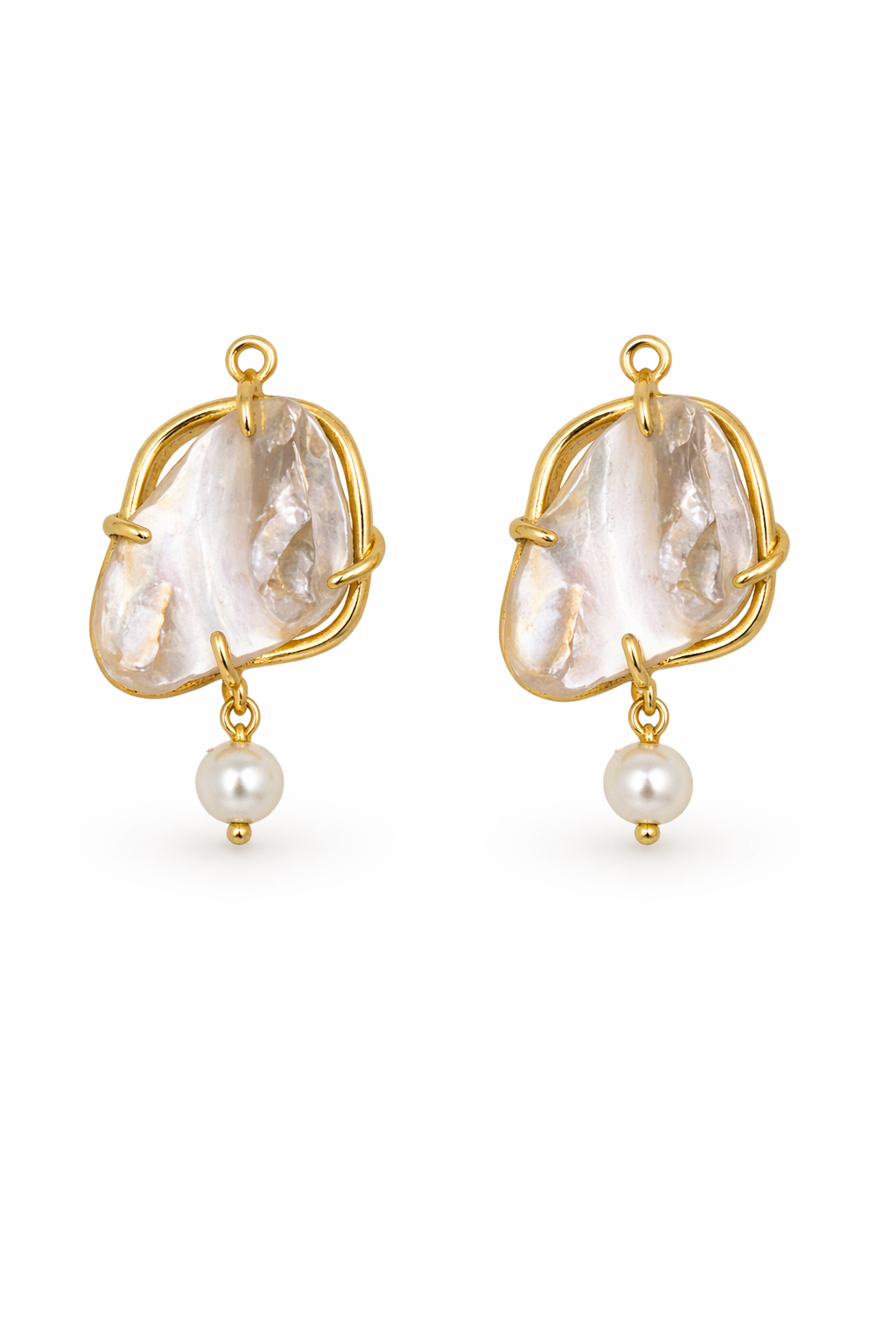 Baroque Pearl Drop Earrings