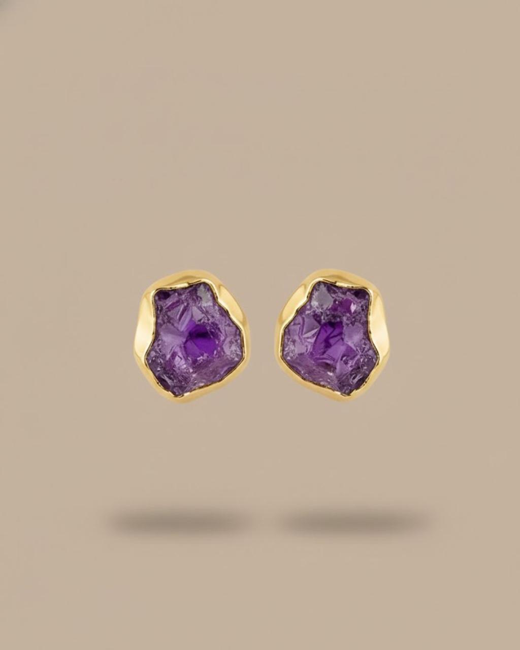 Amethyst Studs