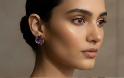 Amethyst Studs