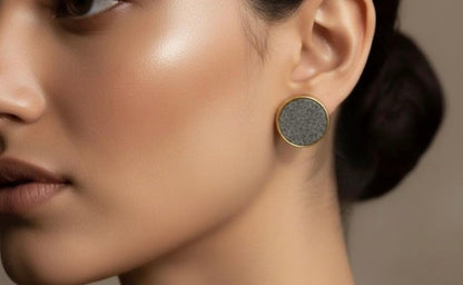 Onyx Grey Studs