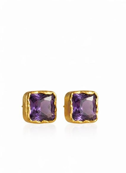 Amethyst Studs