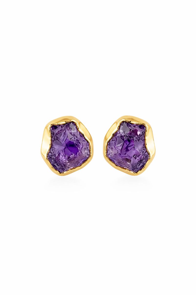 Amethyst Studs