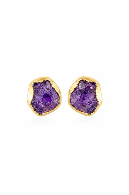 Amethyst Studs