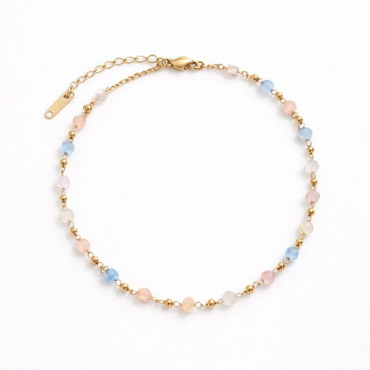 Pastel Bead Chain Bracelet