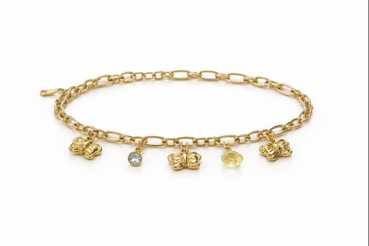 Butterfly Charm Chain Bracelet