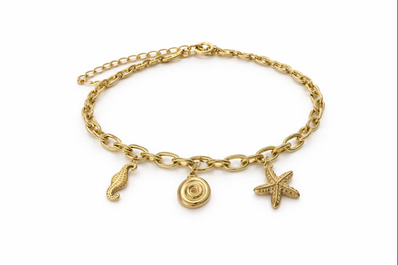 Ocean Charm Chain Bracelet