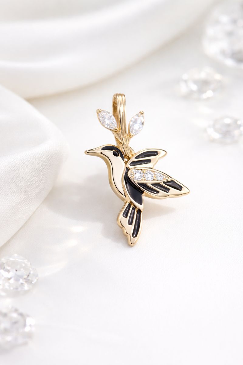 Hummingbird Grace Pendant