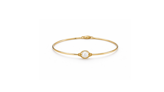 Solitaire Pearl Bracelet