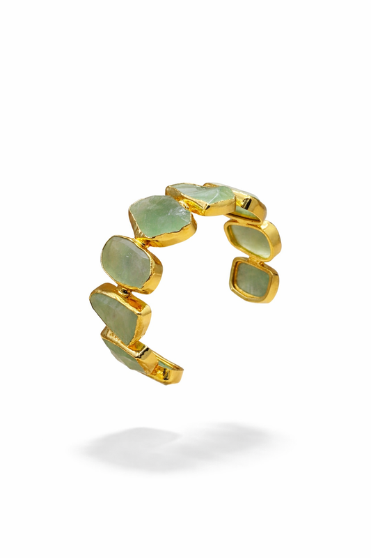 Green Aquamarine Bracelet