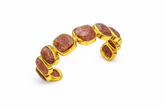 Earthy Stones Cuff Bracelet
