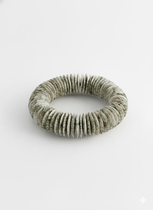 Natural Shell Disc Bracelet